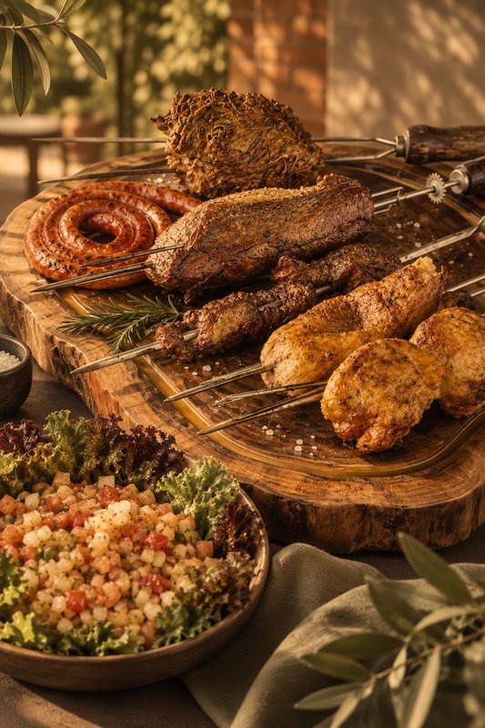 Churrasco premium com cortes nobres